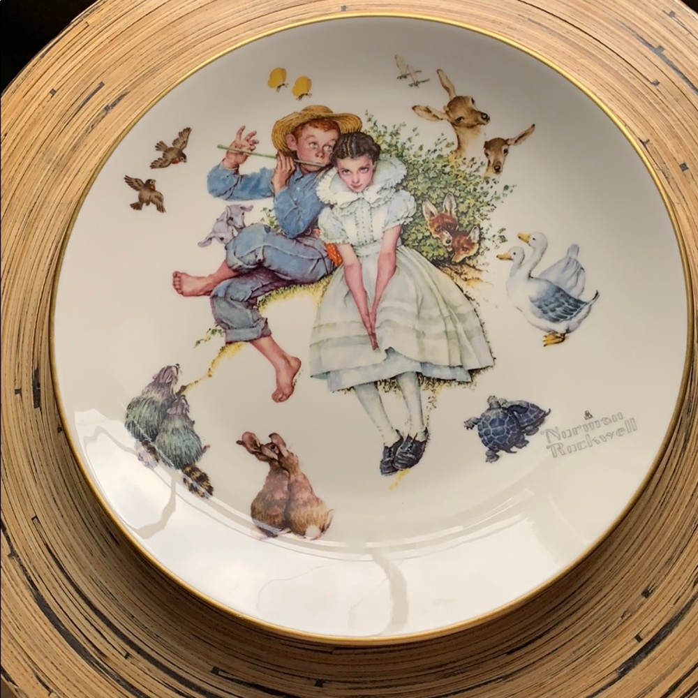 Norman Rockwell 1973 limited edition plates